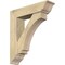 Ekena Millwork Imperial Traditional Rough Sawn Bracket w/ Offset Brace, Douglas Fir, 8"W x 32"D x 36"H BKT0806X32X36IMP01RDF - alternate 1